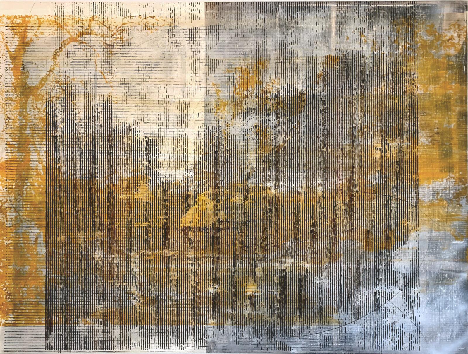 Patrick Ceyssens, I don't know what it is #7, olie op doek, potlood, 200 x 150 cm