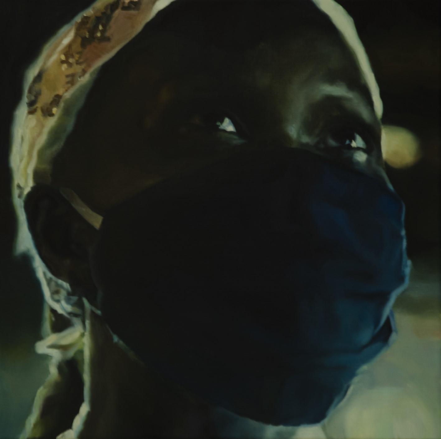 Mieke Teirlinck, 2020-2021..., Olieverf op doek, 2020, 50 x 50 cm