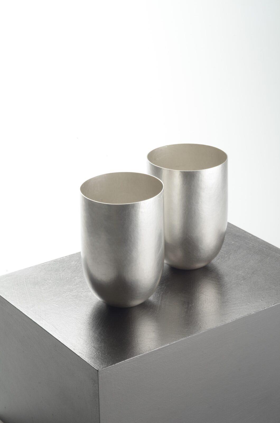 David Huycke, Still life #1, zilver 925, 2021, 12,2 cm x 8,4 cm (per beker)