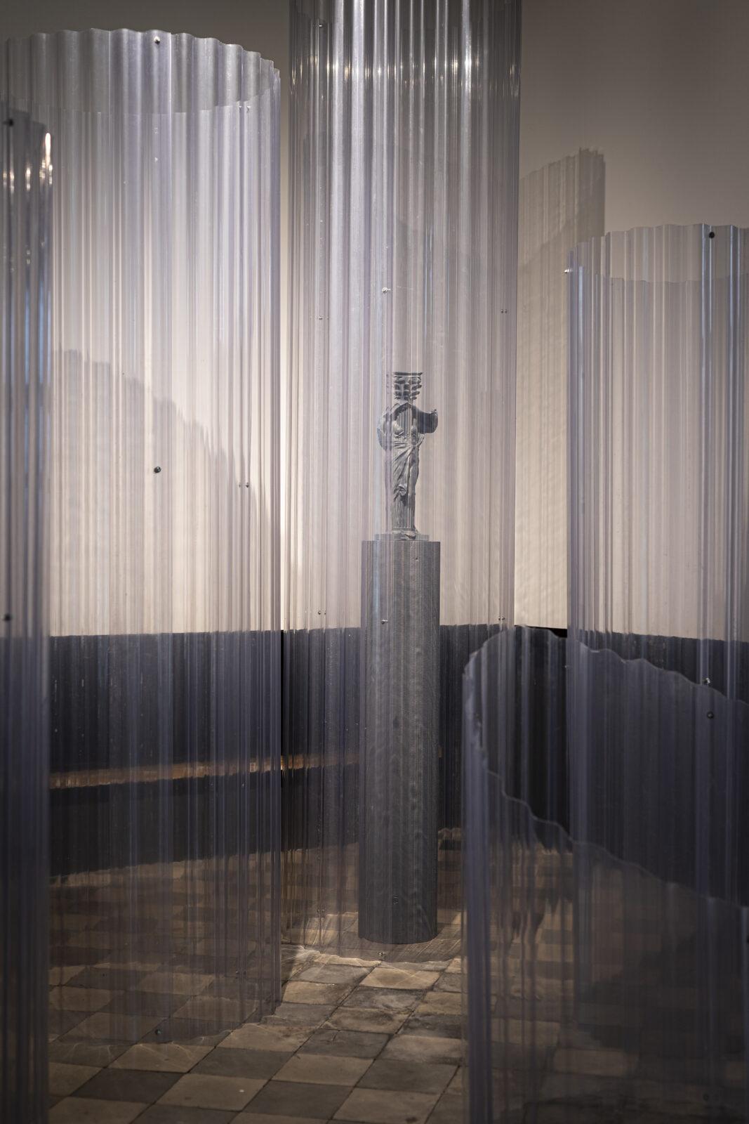 Jonas Vansteenkiste, Callimachus, plastiek, hout, styrofoam, 2019